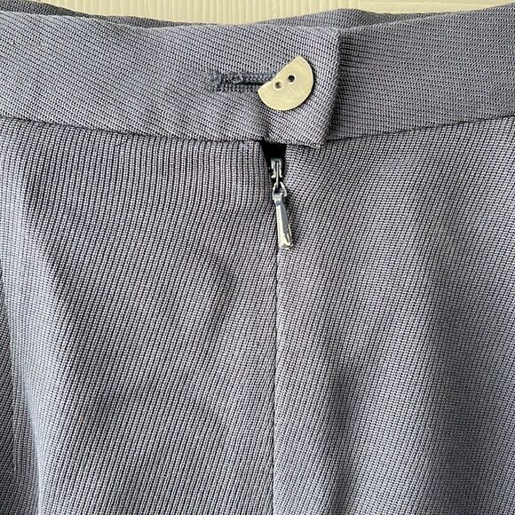 Lands’ End Women’s Silk & Wool Blend Pencil Skirt | Navy Blue | Size Petite 10 - Picture 6 of 8